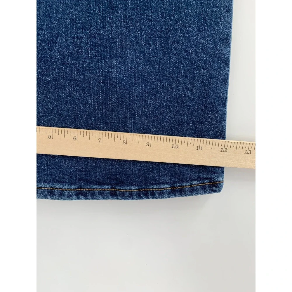 Levis Ribcage Bell Jeans Womens 30 Blue Flare Stretch High Rise Denim Pants